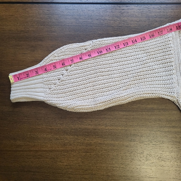 Gentle Fawn women's V-neck cotton Oversize  long sleeve sweater size M - Picture 8 of 8